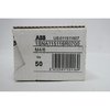 Abb Box Of 50 Din Rail Feed-Through Screw Clamp Terminal And Contact Block 1SNA115116R0700